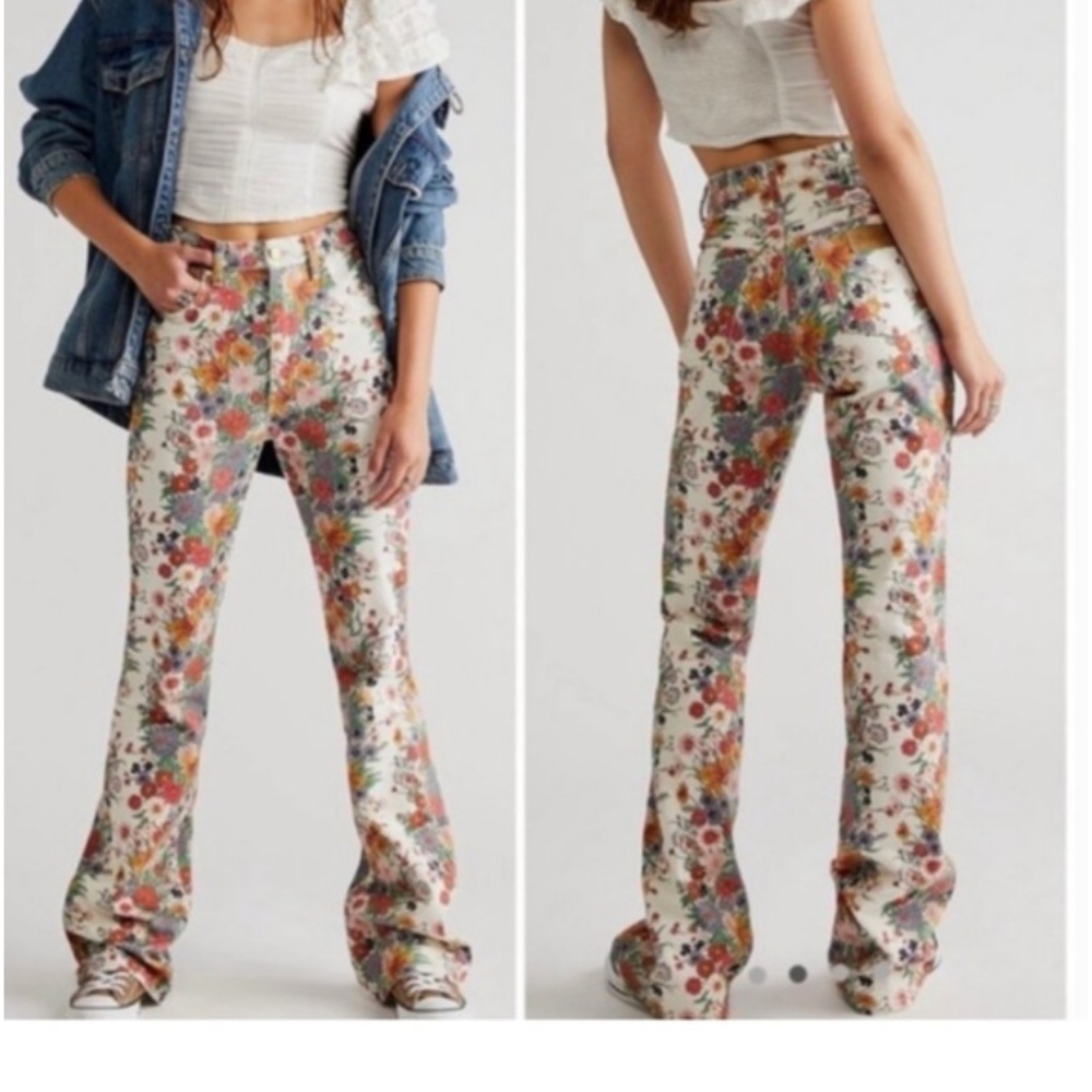 Wrangler westward floral bootcut jeans